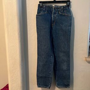 Vintage Guess Girls’ Distressed Blue Denim Jeans